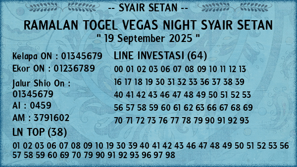 Prediksi Vegas Night