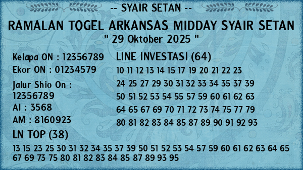 Prediksi Arkansas Midday