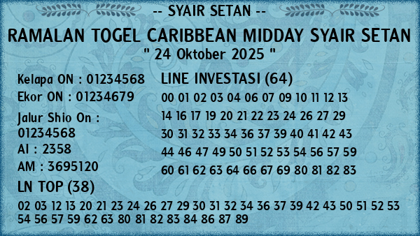 Prediksi Caribbean Midday