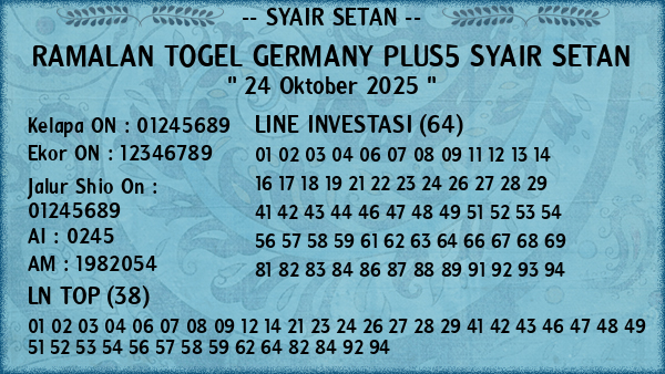 Prediksi Germany Plus5