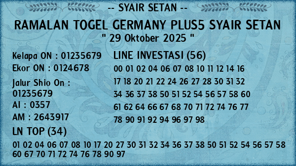 Prediksi Germany Plus5