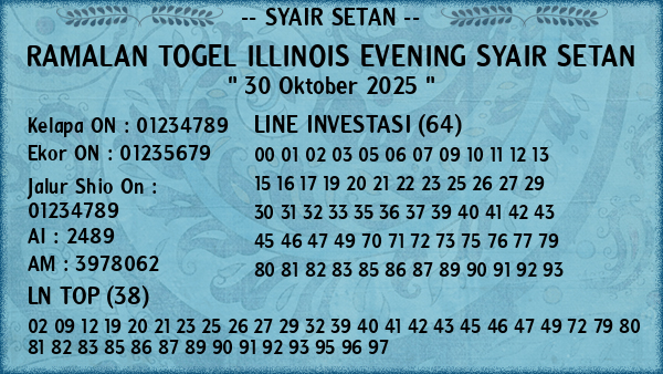 Prediksi Illinois Evening