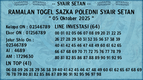 Prediksi Sazka Poledni