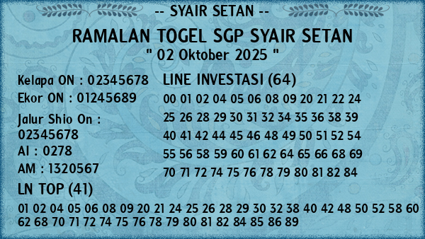 Prediksi SGP