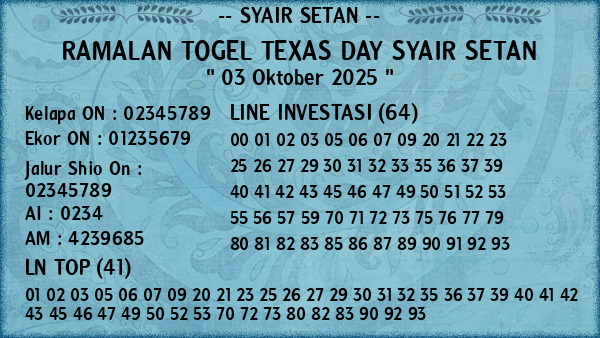 Prediksi Texas Day