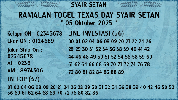 Prediksi Texas Day
