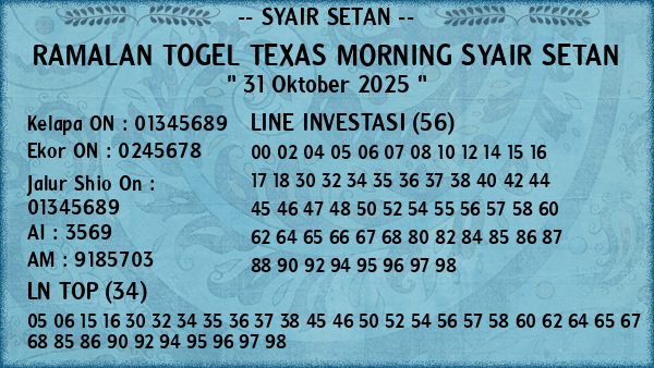 Prediksi Texas Morning