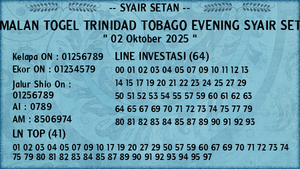 Prediksi Trinidad Tobago Evening
