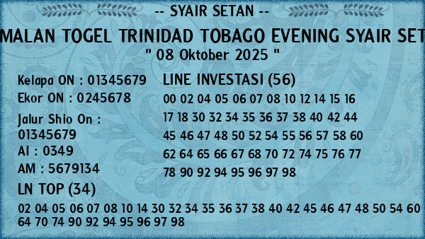 Prediksi Trinidad Tobago Evening