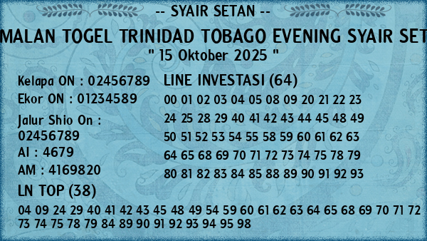 Prediksi Trinidad Tobago Evening