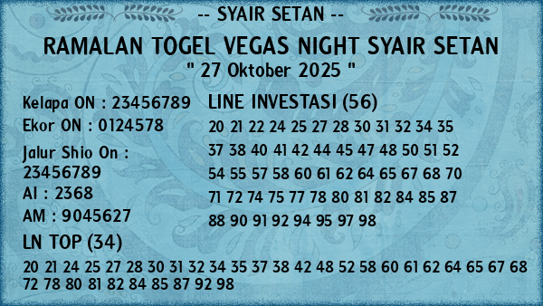 Prediksi Vegas Night