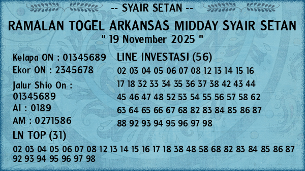 Prediksi Arkansas Midday