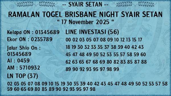 Prediksi Brisbane Night