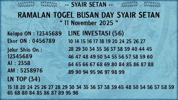 Prediksi Busan Day