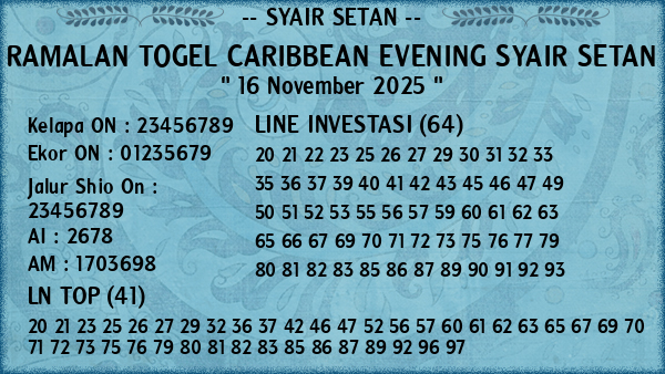 Prediksi Caribbean Evening