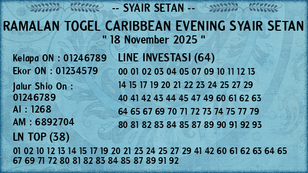 Prediksi Caribbean Evening
