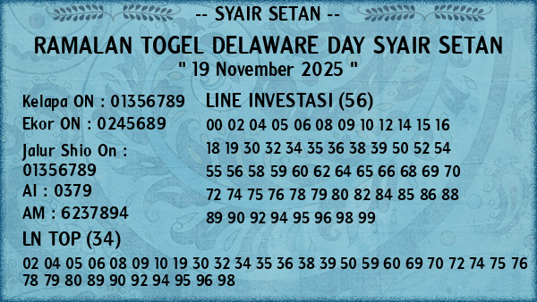 Prediksi Delaware Day