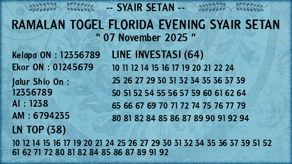 Prediksi Florida Evening