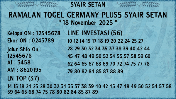 Prediksi Germany Plus5