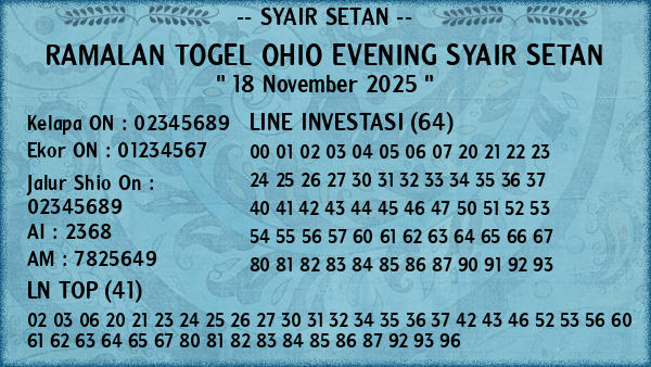 Prediksi Ohio Evening