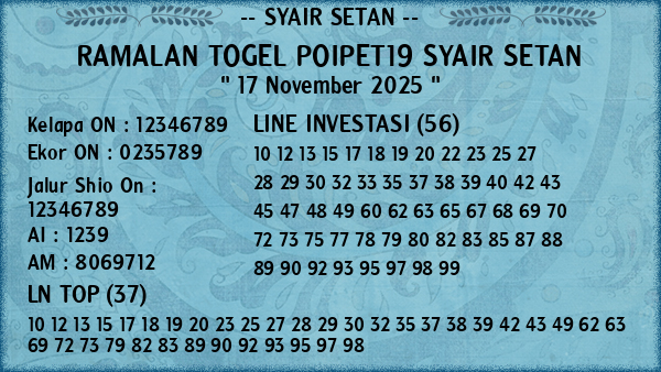 Prediksi Poipet19