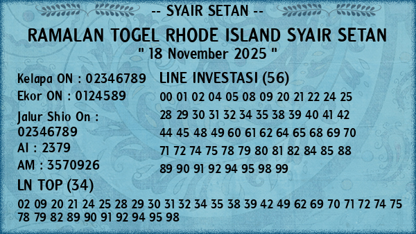 Prediksi Rhode Island
