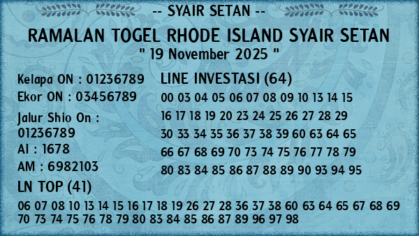 Prediksi Rhode Island