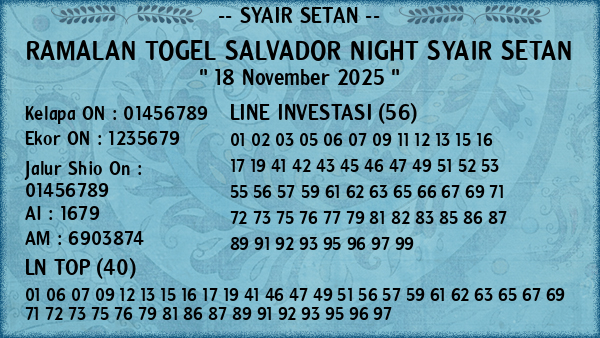 Prediksi Salvador Night
