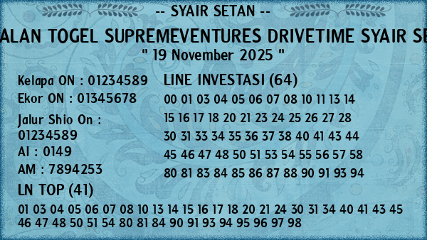 Prediksi Supremeventures Drivetime