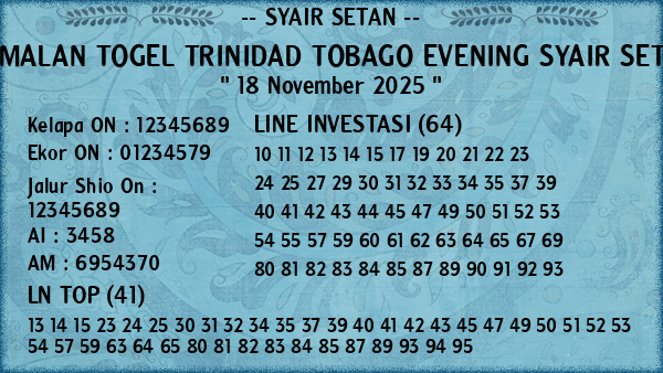 Prediksi Trinidad Tobago Evening