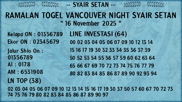 Prediksi Vancouver Night