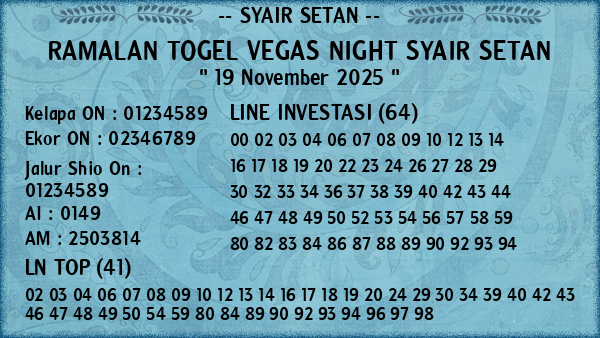 Prediksi Vegas Night