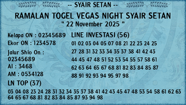 Prediksi Vegas Night