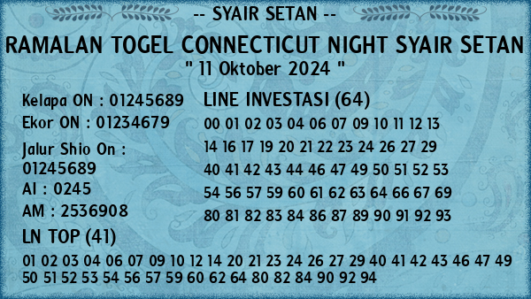 Prediksi Connecticut Night