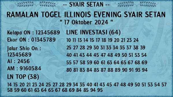 Prediksi Illinois Evening