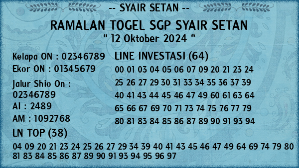 Prediksi SGP