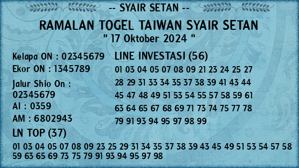 Prediksi Taiwan