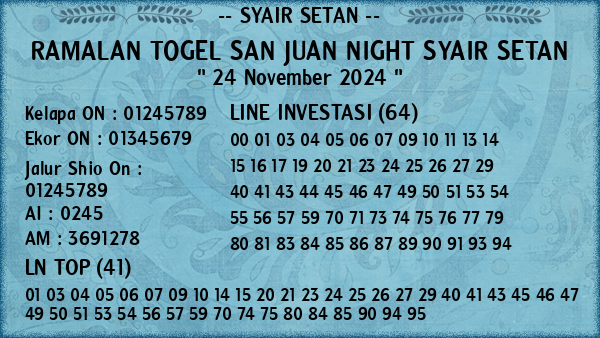 Prediksi San Juan Night