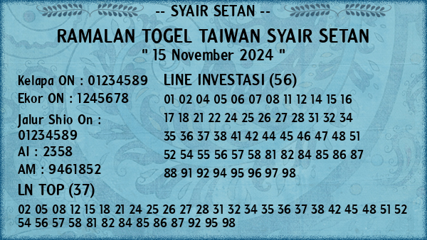 Prediksi Taiwan