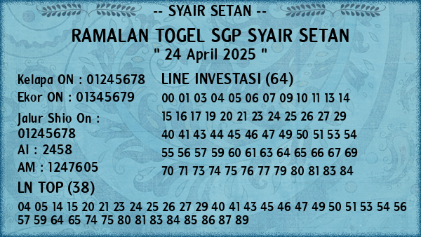 Prediksi SGP