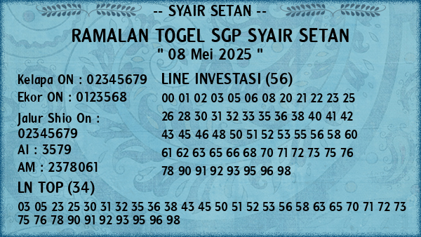 Prediksi SGP