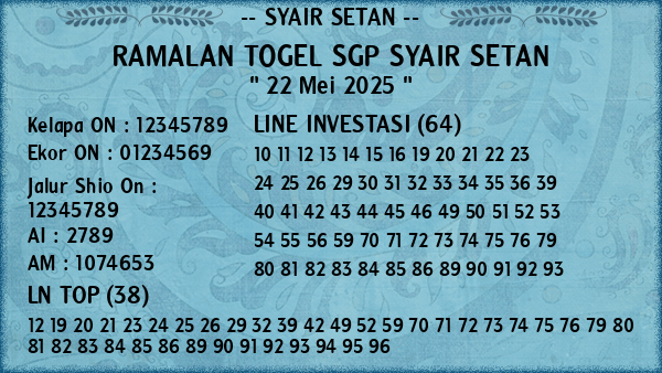 Prediksi SGP