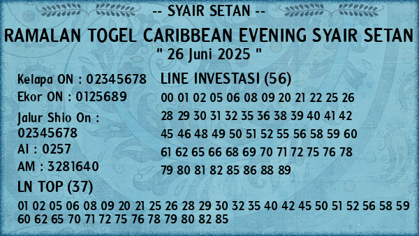 Prediksi Caribbean Evening