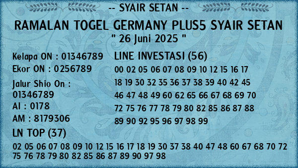 Prediksi Germany Plus5