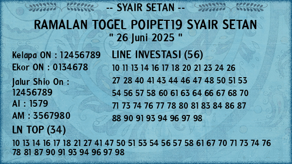 Prediksi Poipet19