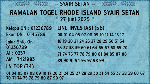 Prediksi Rhode Island
