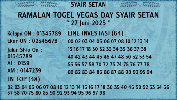 Prediksi Vegas Day