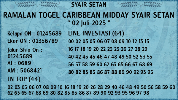 Prediksi Caribbean Midday
