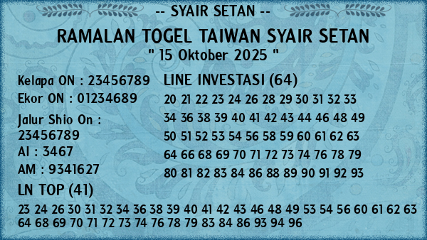 Prediksi Taiwan