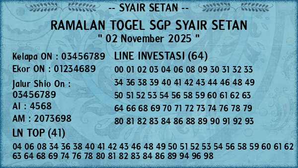 Prediksi SGP